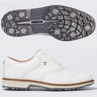 フットジョイ 2023 DRYJOYS プレミア ウィルコックス レース 54344W ソフトスパイク ゴルフシューズ【クーポン対象】【土日祝発送可】