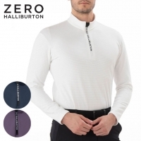 ゼロハリバートン ゴルフウェア 長袖シャツ バックパイルハーフジップロングシャツ ZHG-A26b【クーポン対象】【ポイント10％獲得】【土日祝発送可】